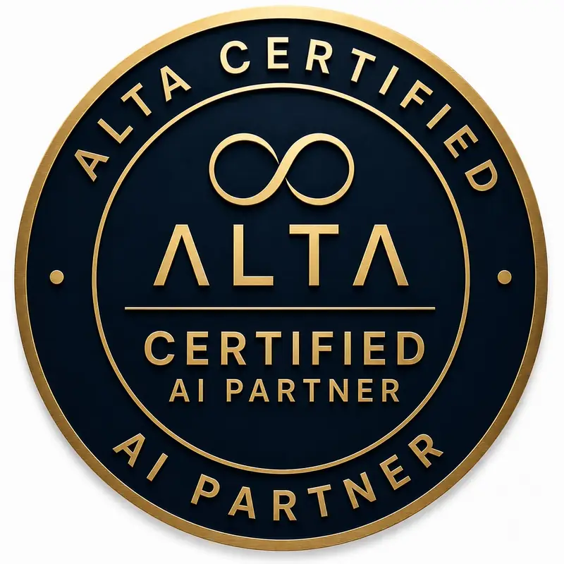 8ALTA Certified AI Partner certification badge